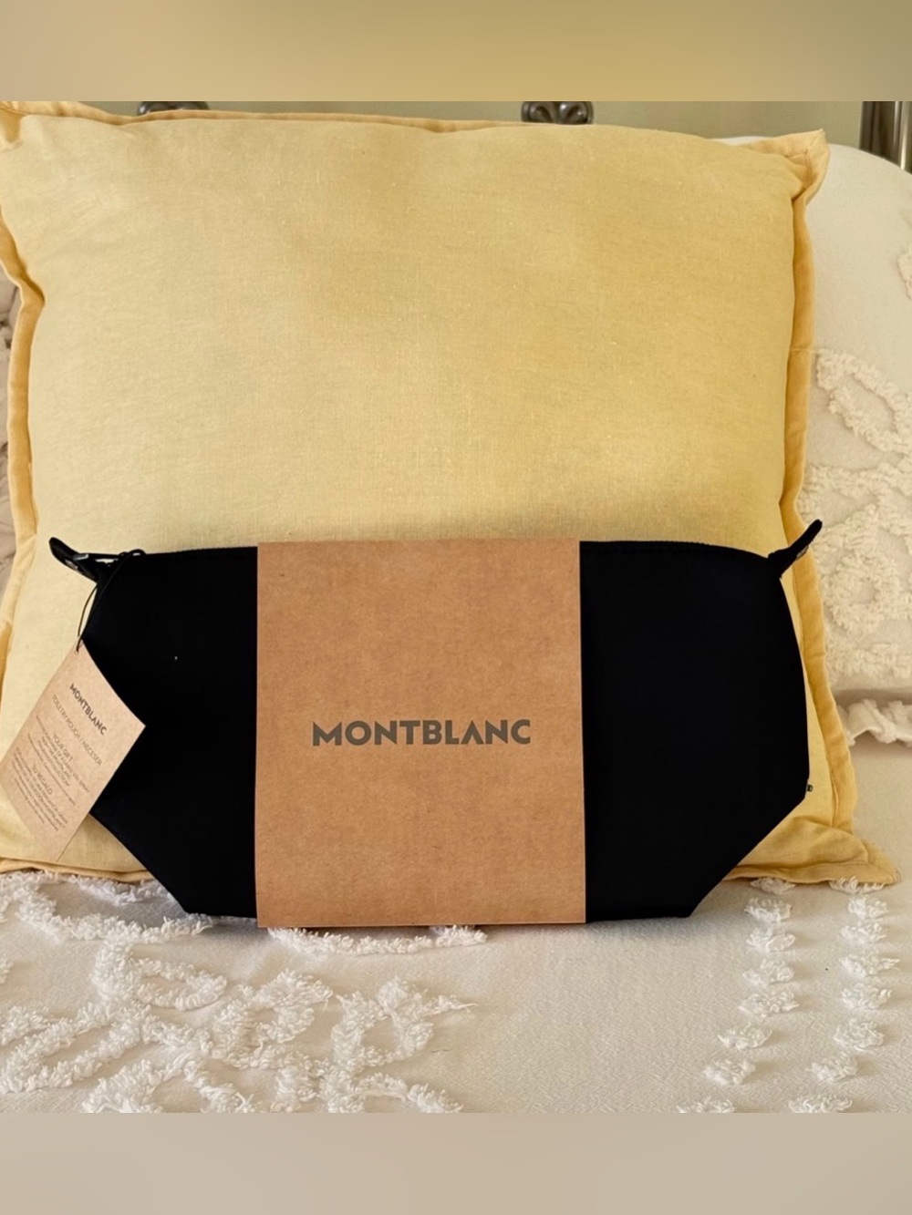 NWT Montblanc Black Toiletry Bag